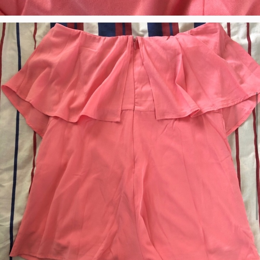 Impeccable Pig Coral Romper